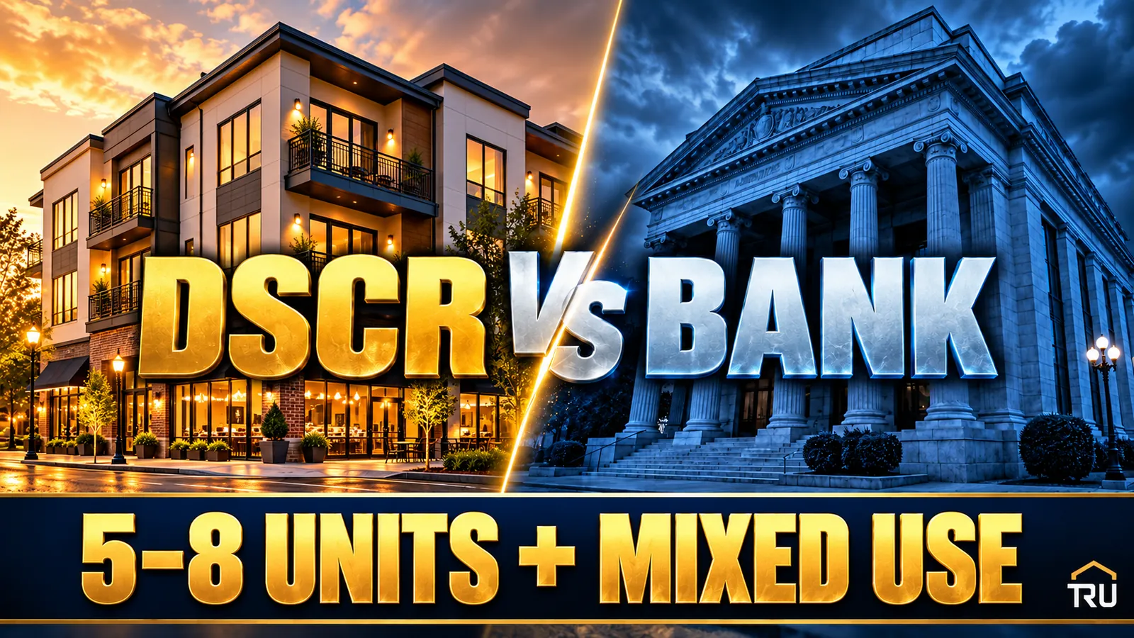 DSCR vs Bank: financing 5-8 unit and mixed-use buildings without a commercial loan